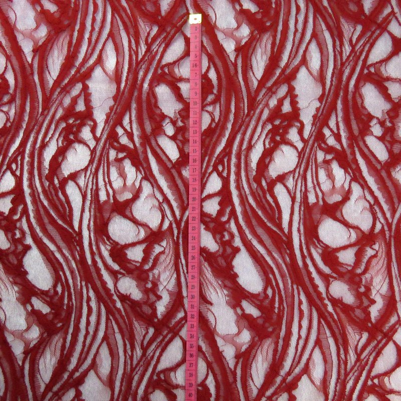Lace Fabric Dress Bridal Nylon Warp Knit for Women's Wear Wholesale Su 17